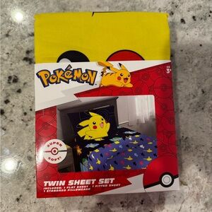 Pokémon Twin Sheet Set, NWT